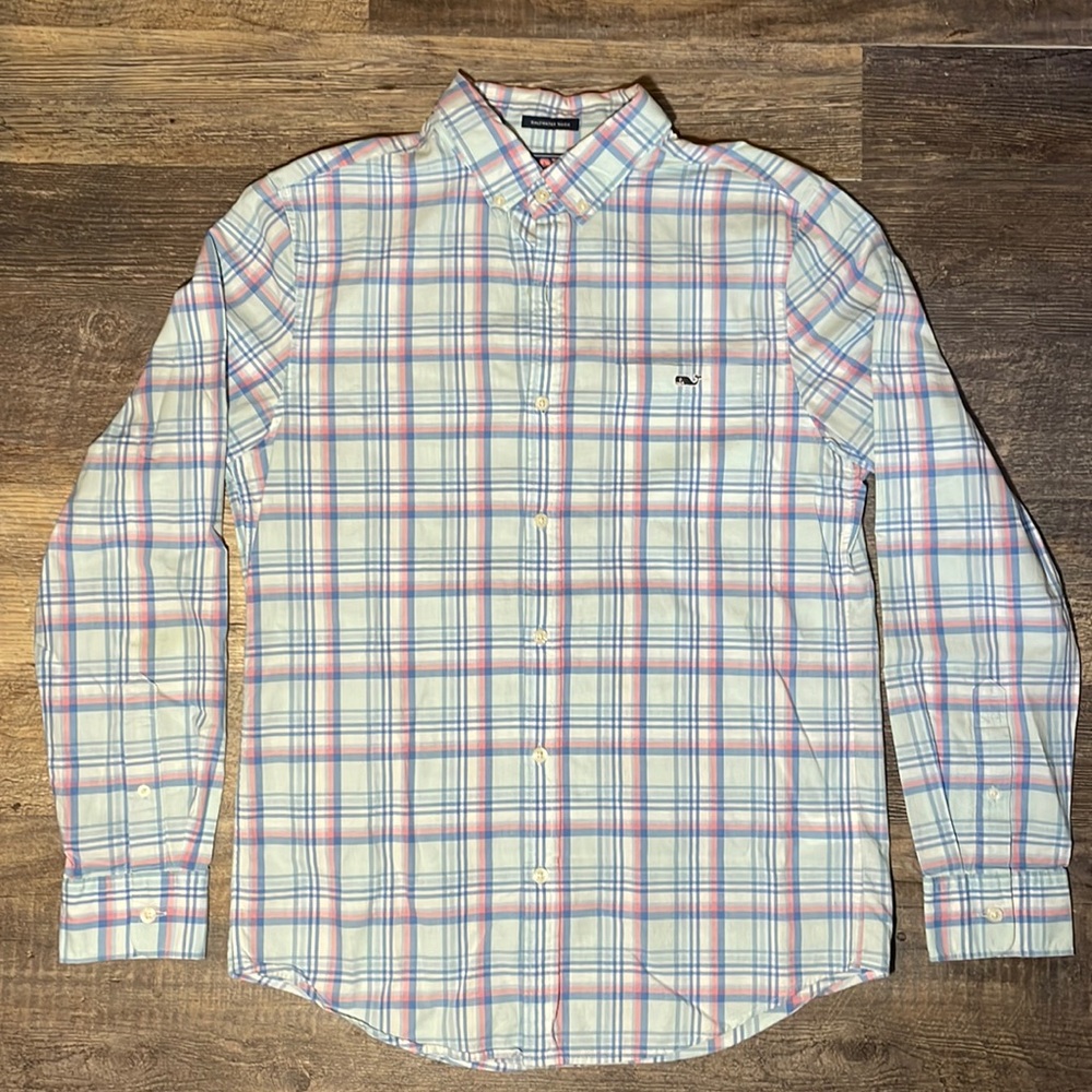 Vineyard Vines Mens Slim Fit Tucker Shirt (Mens S)